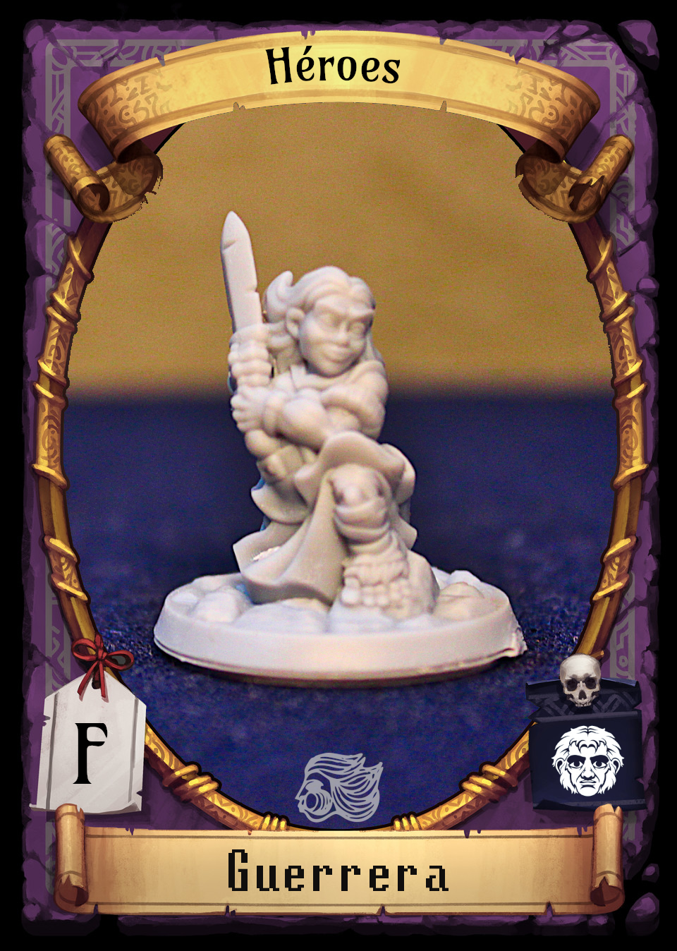 Guerrera Halfling 1 F - Frente