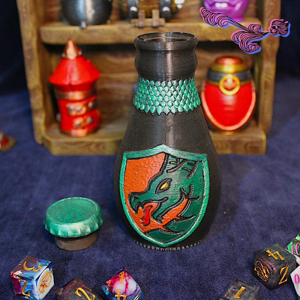 Botella dragón cola 2